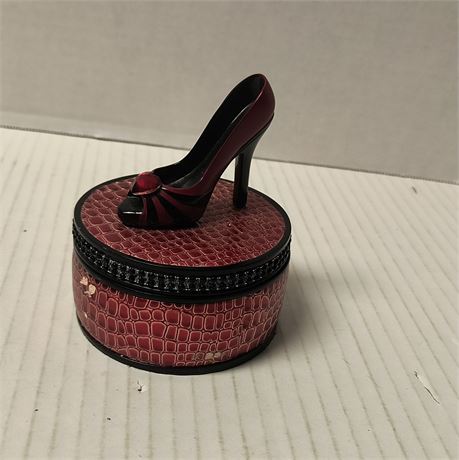 High Heel Shoe Trinket Box
