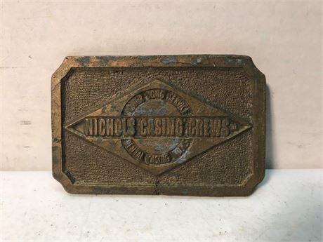 Nichols Casing Crews Beltbuckle