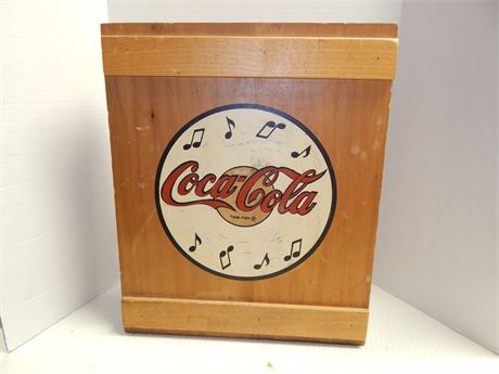 Coca Cola Wood Display Cabinet