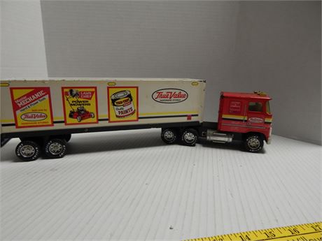 Vintage True Value Metal Semi Truck
