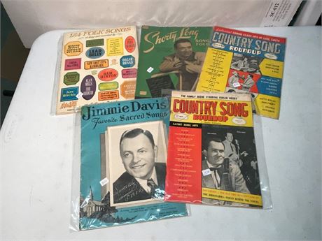 Stack of 5 Vintage Country Magazines