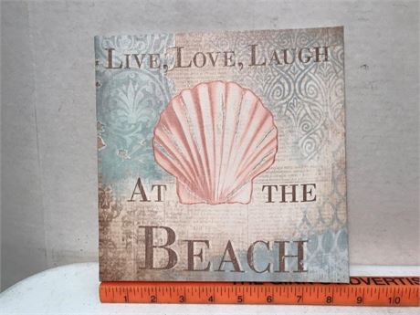 Live Love Laugh at the beach deco