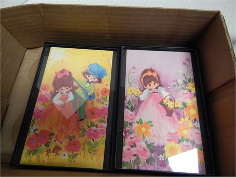 2 Vintage Framed Artwork