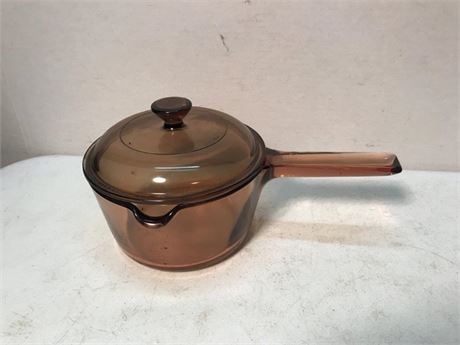 1L Vision Corning France Glass Cooker with Lid