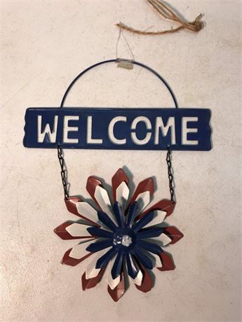 Metal Welcome Sign