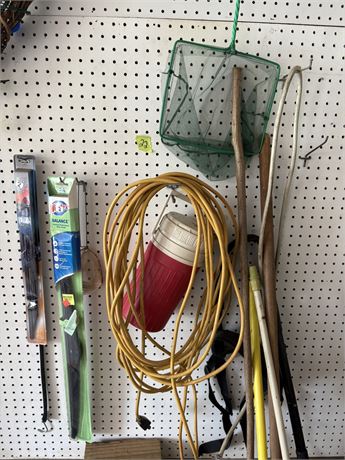 Misc Lot, Wipers, Extension cord