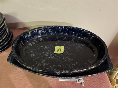 Bennington VT Pottery Serving Plates