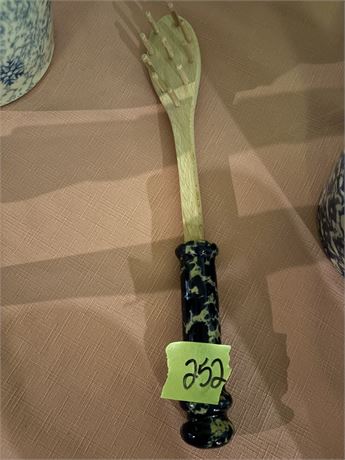 Blue Speckle Utensil