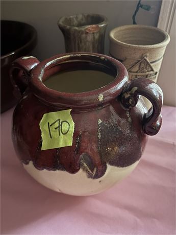 Pottery Vases, Containers (3)