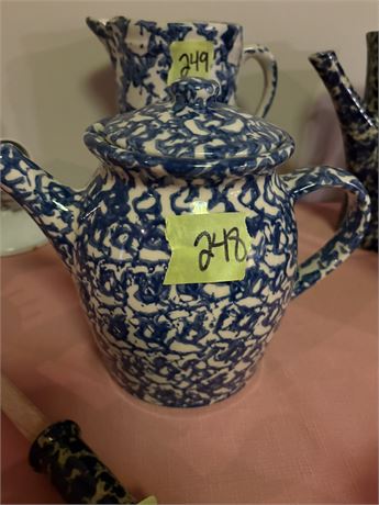 Blue Splatter Henn Workshops Tea Pot (1)