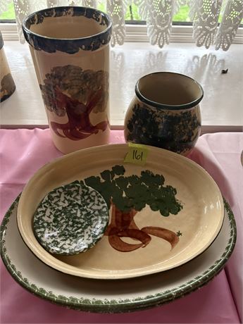 Henn Workshops Stoneware, Platters, Plate, Vases