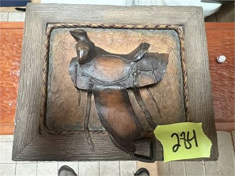 Wood Saddle Art