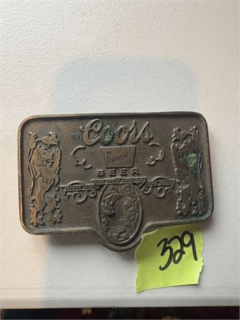 Coors Belt Buckle