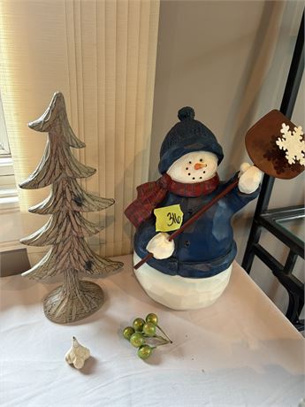 Snowman, Tree