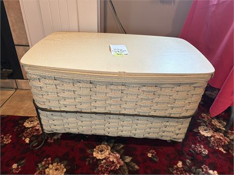 Vintage Large Basket with Rack