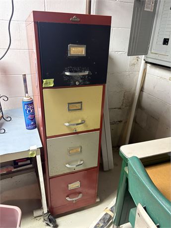 Metal File Cabinet (In Basement)