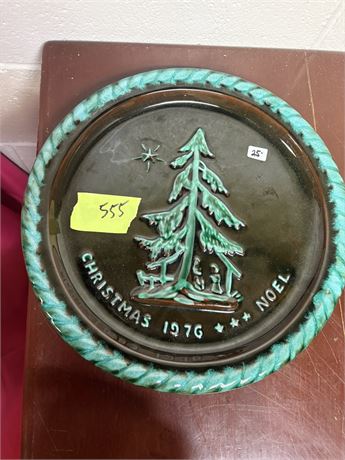 Blue Mountain Pottery 1st Edition Christmas Plate