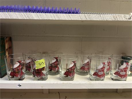 Santa Glassware
