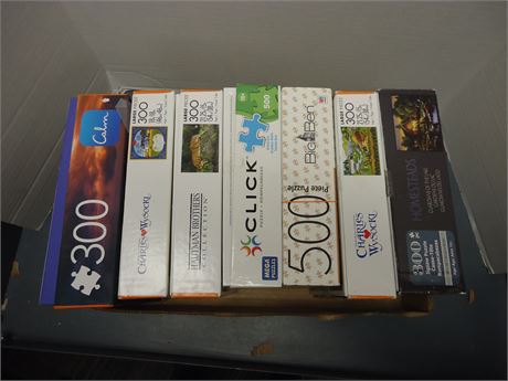 Lot Of Various Puzzles