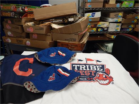 Various Cleveland Indians Collectible Items