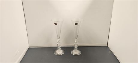 2 Millennium Wine Glasses