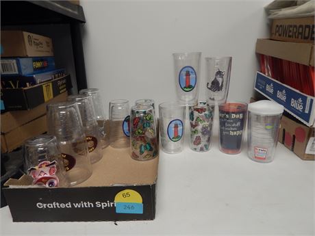 Lot Of Drinking Glasses