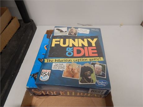 Funny Or Die Game & Stock It To Ya Game