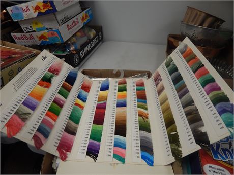 Six Strand Embroidery Floss & Misc. Sewing Items