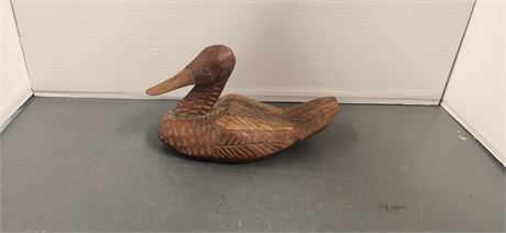 Wood Carved Duck