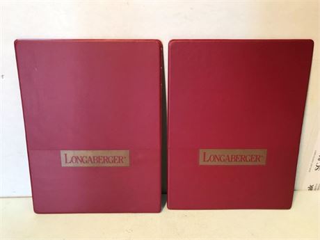 2 Longaberger "Clip" Boards