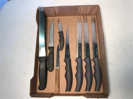 Flat of Kitchen Knives