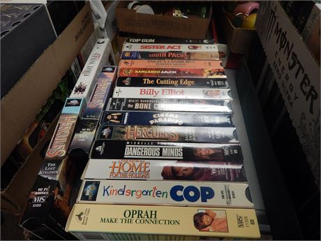 Lot Of Various VHS Tapes