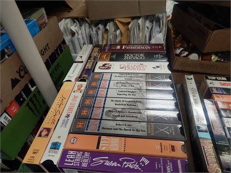 Lot Of Various VHS Tapes