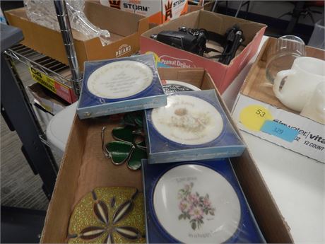 Vintage Ashtrays & Misc. Glassware