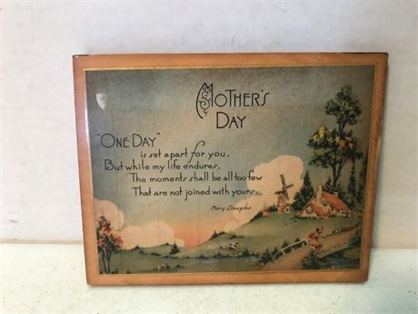 Mother's Day Wall Plaque