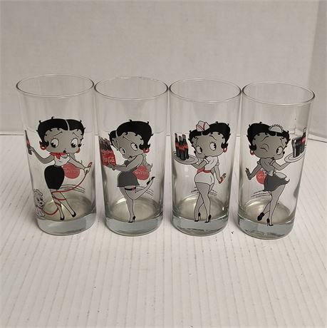Betty Boop Drinking Glasses