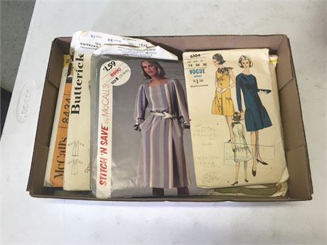 Lot of Sewing Patterns