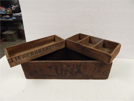 Various Wood Crates