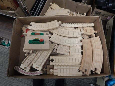 Lot Of Brio Wood Train Tracks