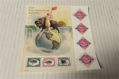 US Stamps Scott #3505 The Pan-American Inverts. Mint Never Hinged Full Sheet