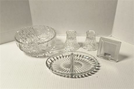 Lot Of Glassware. One Piece Is Damaged