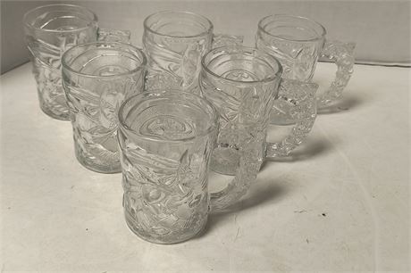McDonalds Batman Forever Glass Mugs