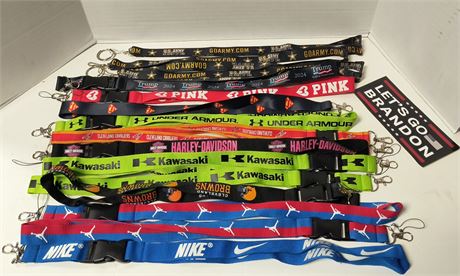 Lot Of Various Lanyards
