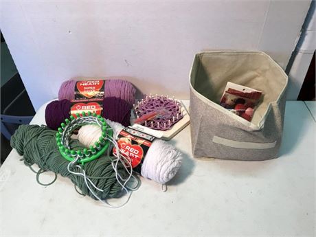 Tote of Yarn