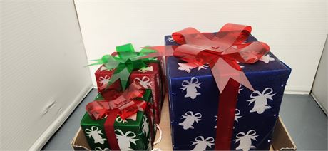 Lot Of Light Up Christmas Decorations