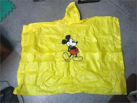 (RESALE) Mickey Mouse Rain Pancho