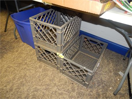 Plastic Milk Crates
