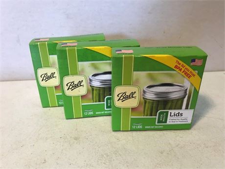 Ball Jar Wide Mouth Lids