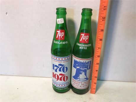 Bicentennial 7UP Bottles