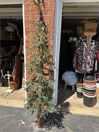 Decorative Tree with Lights and Star